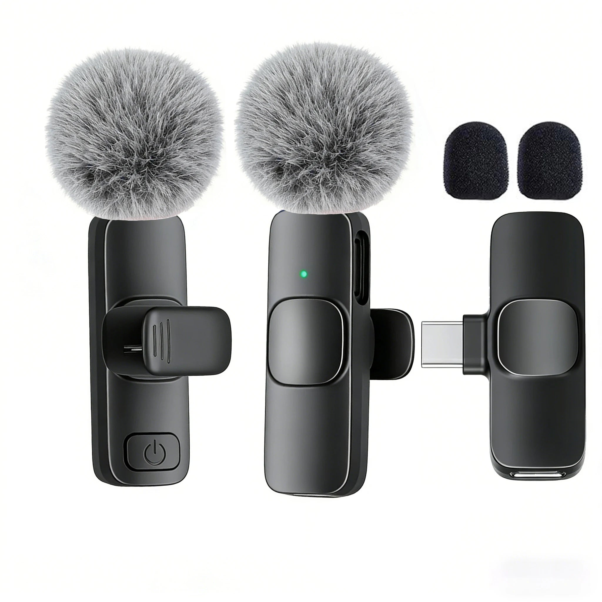 Professional Wireless Lavalier Microphone Type-C Port